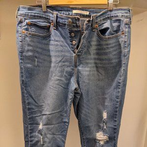 Womens Levi's Wedge Skinny Jeans